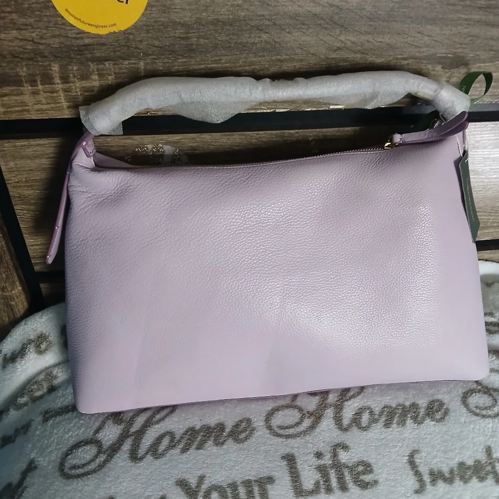 Lavender Leather VEra Bradley Handbag - Picture 9 of 10